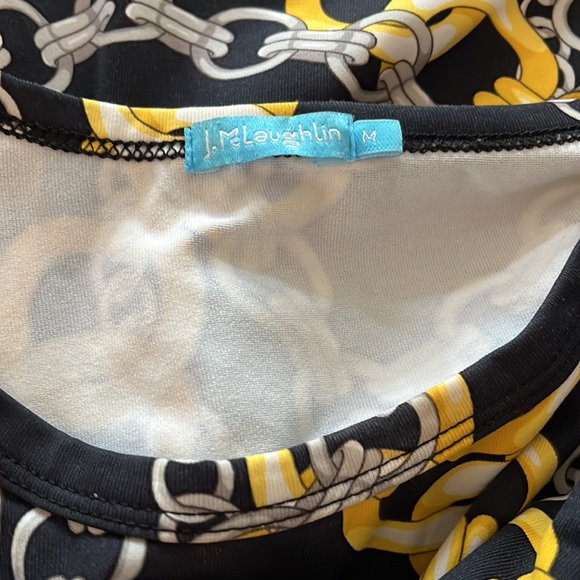 J McLaughlin Black be With Good Chain Top - Picture 3 of 7